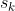 s_{k}