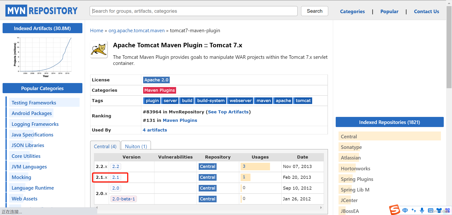 Maven程序 tomcat插件安装与web工程启动