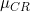 \mu_{C R}