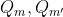 Q_{m},Q_{m^{\prime}}