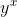 y^{x}