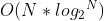 O(N*log{_{2}}^{N})