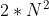 2*N^{2}