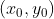 (x_{0}, y_{0})