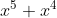 x^{5}+x^{4}