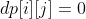 dp[i][j] = 0