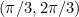 \small \small (\pi/3,2\pi/3)