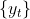 \{y_{t}\}