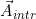 \vec{A}_{i n t r}