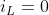 i_{L}=0