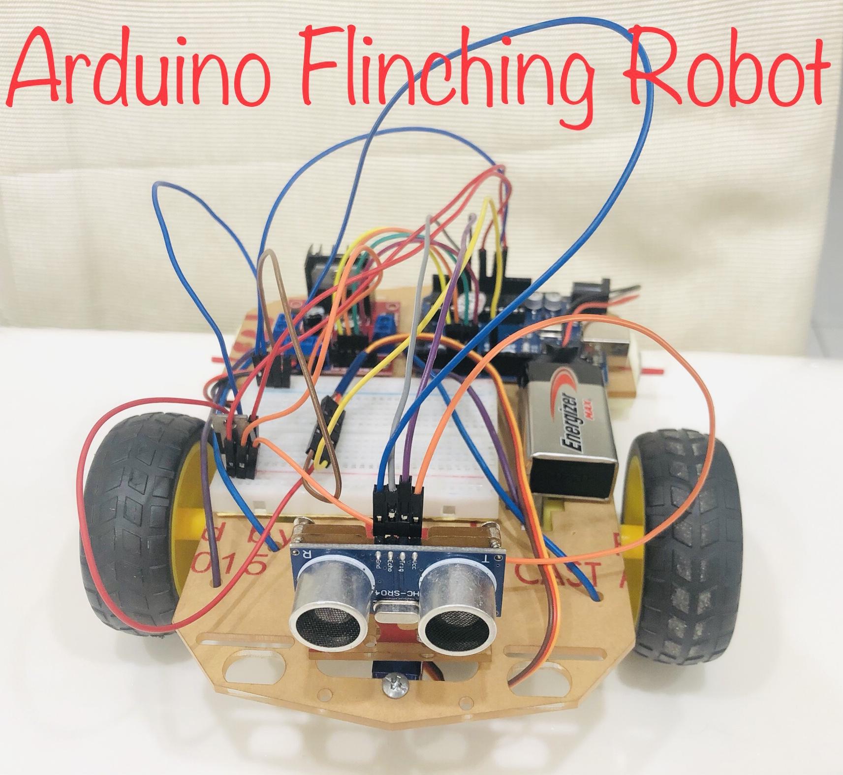 使用L298N电机驱动器的Arduino避障机器人
