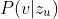 P(v|z_u)