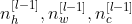 n_{h}^{[l -1]},n_{w}^{[l -1]},n_{c}^{[l -1]}
