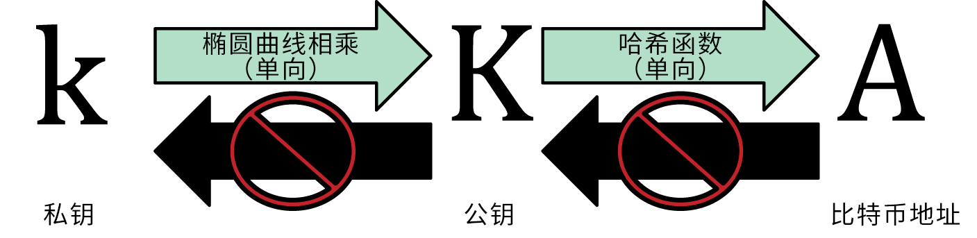 私钥和公钥及地址的关系